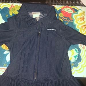 Calvin Klein girls Jean jacket 18months